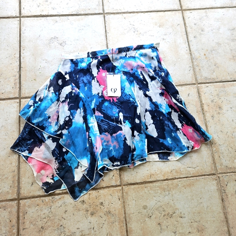 Charlotte Ronson silk miniskirt